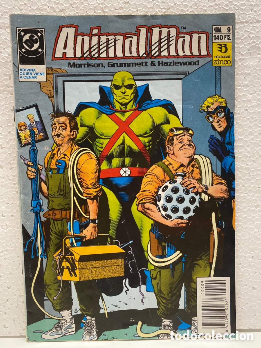 C&oacute;mics: ANIMAL MAN #9 - Zinco - 1&ordf; edici&oacute;n - Foto 1