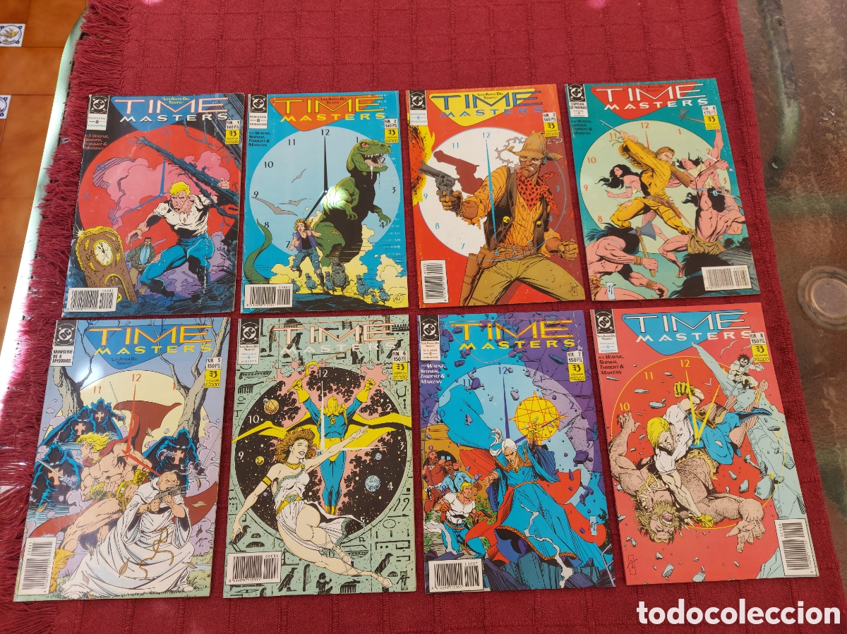 C&oacute;mics: TIME MASTERS LOS AMOS DEL TIEMPO, SERIE DE 8 COMICS, COMPLETA, EDICIONES ZINCO - Foto 2
