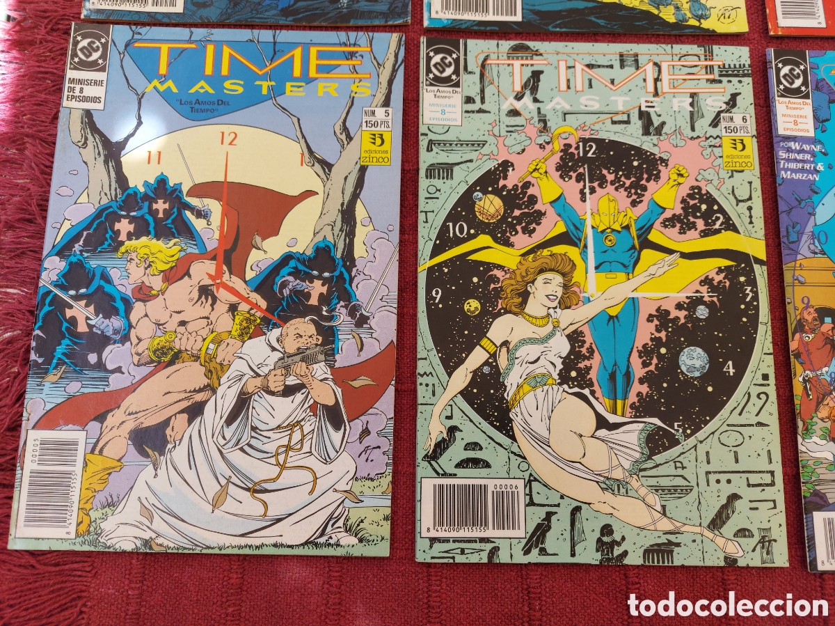 C&oacute;mics: TIME MASTERS LOS AMOS DEL TIEMPO, SERIE DE 8 COMICS, COMPLETA, EDICIONES ZINCO - Foto 5