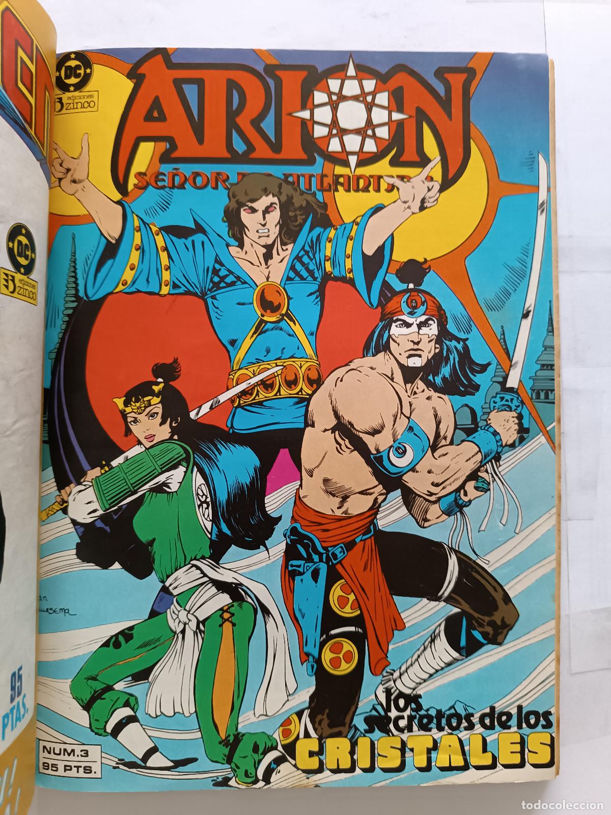 C&oacute;mics: ARION SE&Ntilde;OR DE LA ATLANTIDA 1 AL 5 - ZINCO - Foto 4