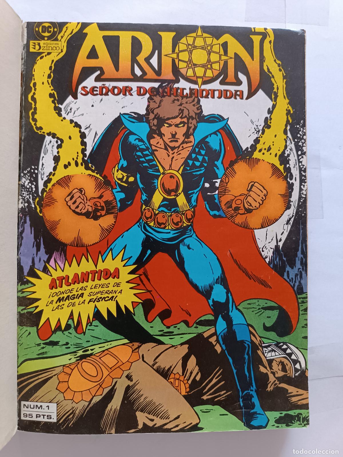 C&oacute;mics: ARION SE&Ntilde;OR DE LA ATLANTIDA 1 AL 5 - ZINCO - Foto 2