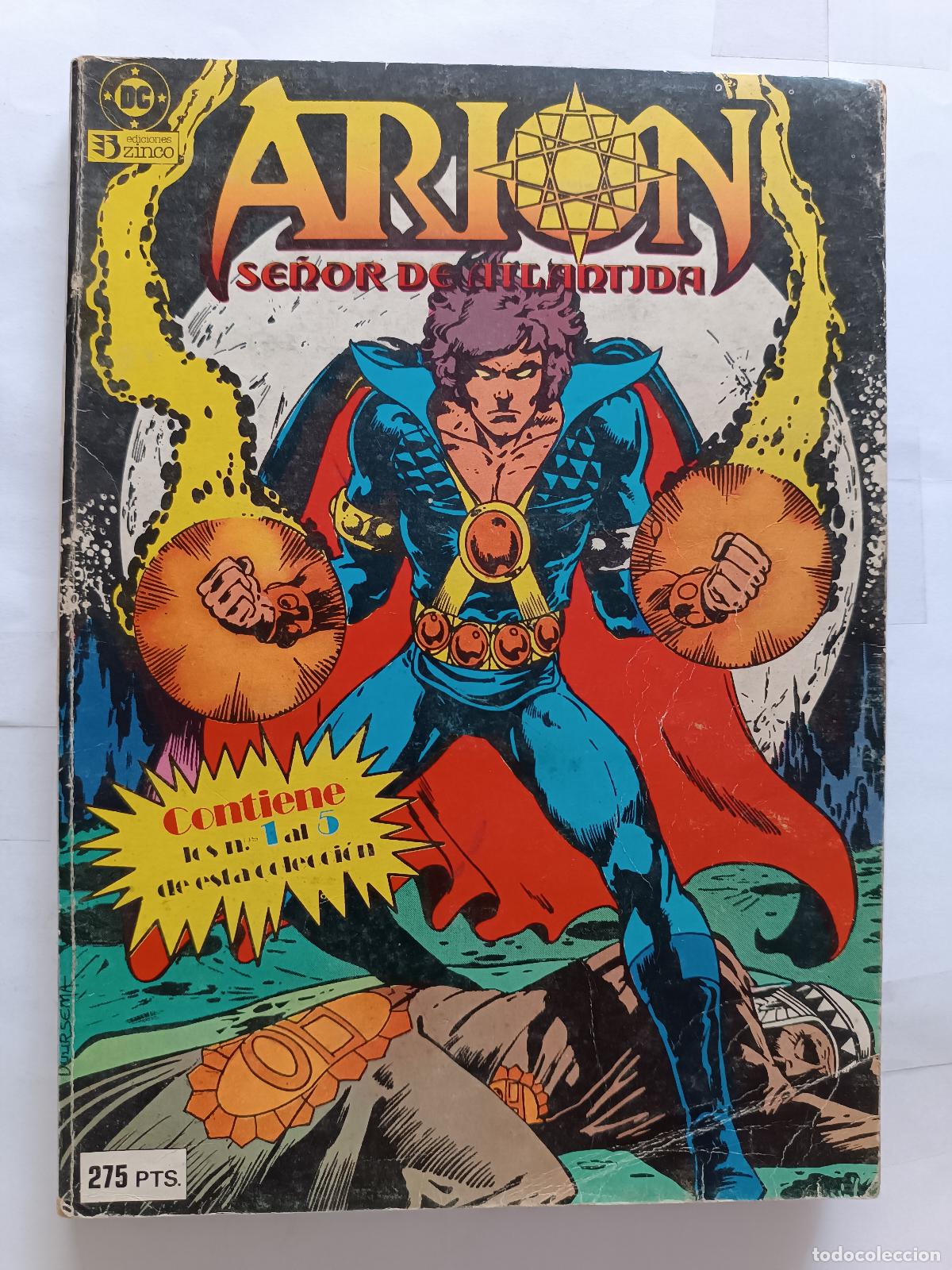 C&oacute;mics: ARION SE&Ntilde;OR DE LA ATLANTIDA 1 AL 5 - ZINCO - Foto 1