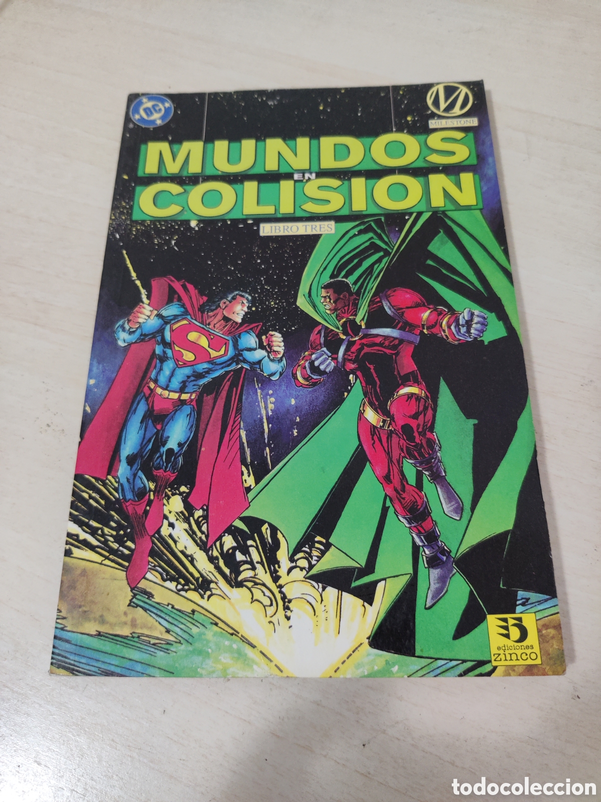 C&oacute;mics: MUNDOS EN COLISION N&Uacute;MERO 3 SUPERMAN EDICIONES ZINCO - Foto 1