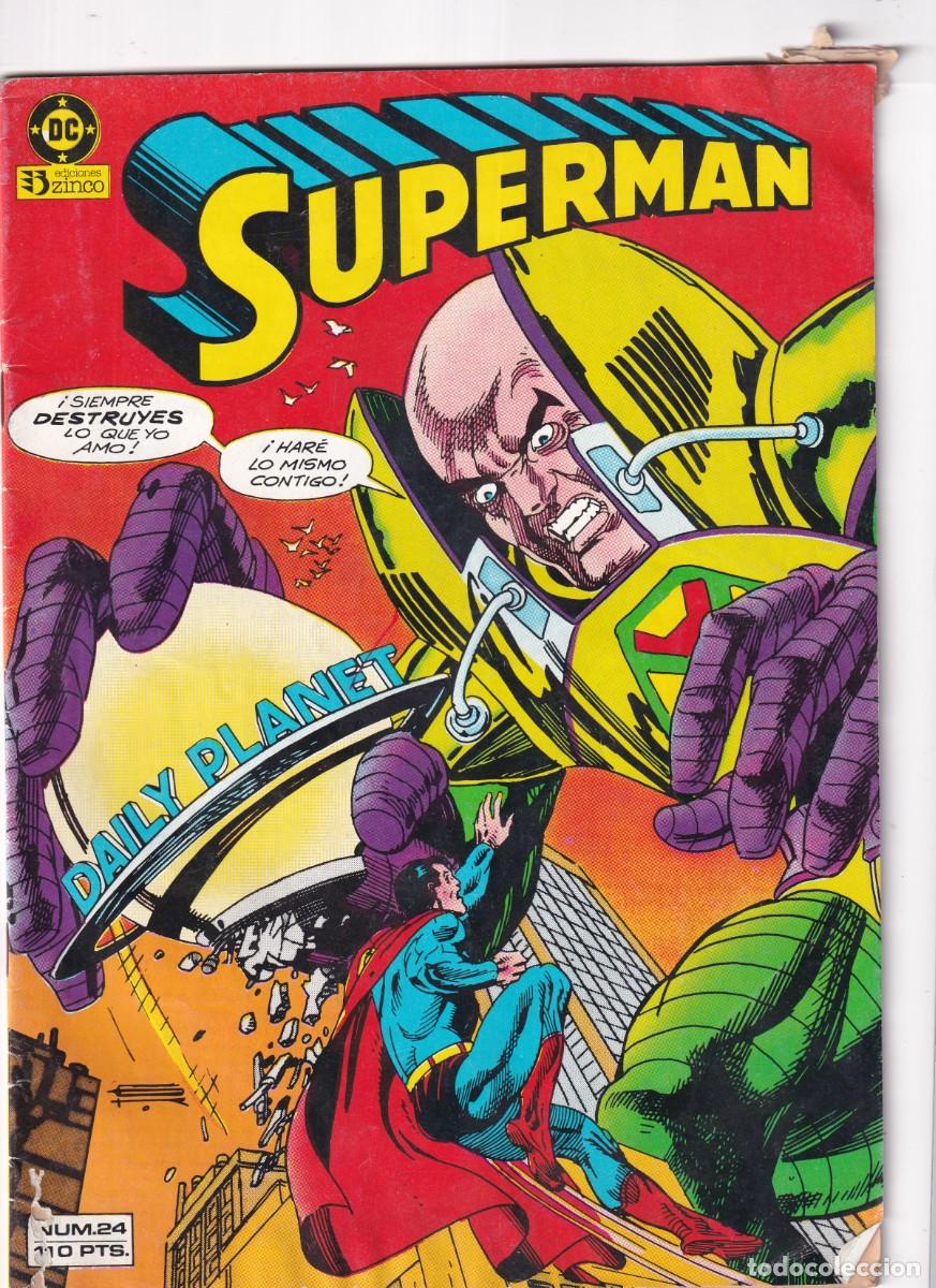 C&oacute;mics: SUPERMAN VOL 1 NUMERO 24 EDICIONES ZINCO - Foto 1