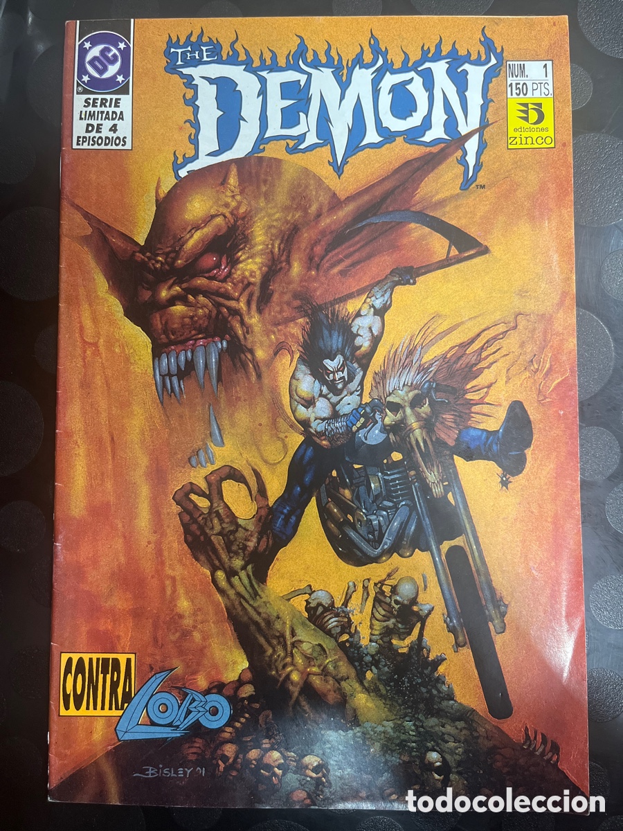 C&oacute;mics: THE DEMON Vs LOBO N.1 CONTRA LOBO DC ( 1992/1993 )
