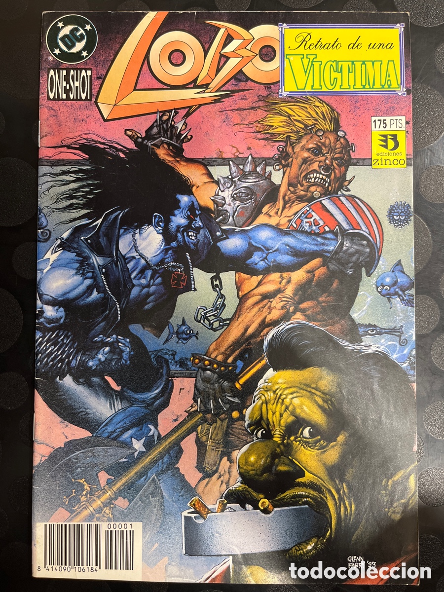 C&oacute;mics: LOBO : RETRATO DE UNA V&Iacute;CTIMA DC ( 1993 )