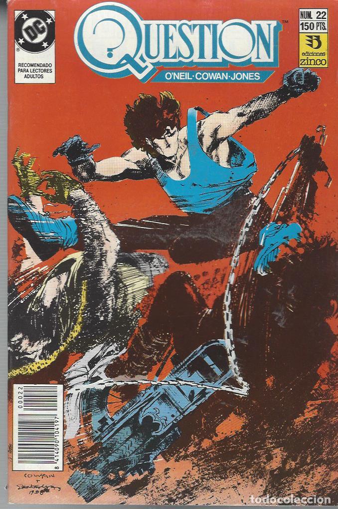 C&oacute;mics: THE QUESTION - N&ordm; 22 - ZINCO - BUEN ESTADO - Foto 1