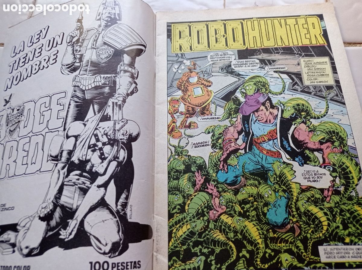 C&oacute;mics: Robo hunter,N.3,ediciones zinco, 1984 - Foto 2
