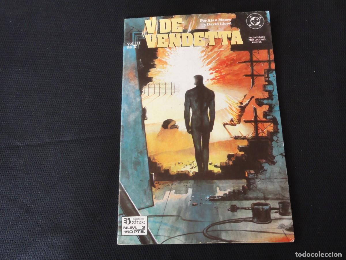 C&oacute;mics: V DE VENDETTA. N&ordm; 3. EDICIONES ZINCO. 1989-1990. C-96 - Foto 1