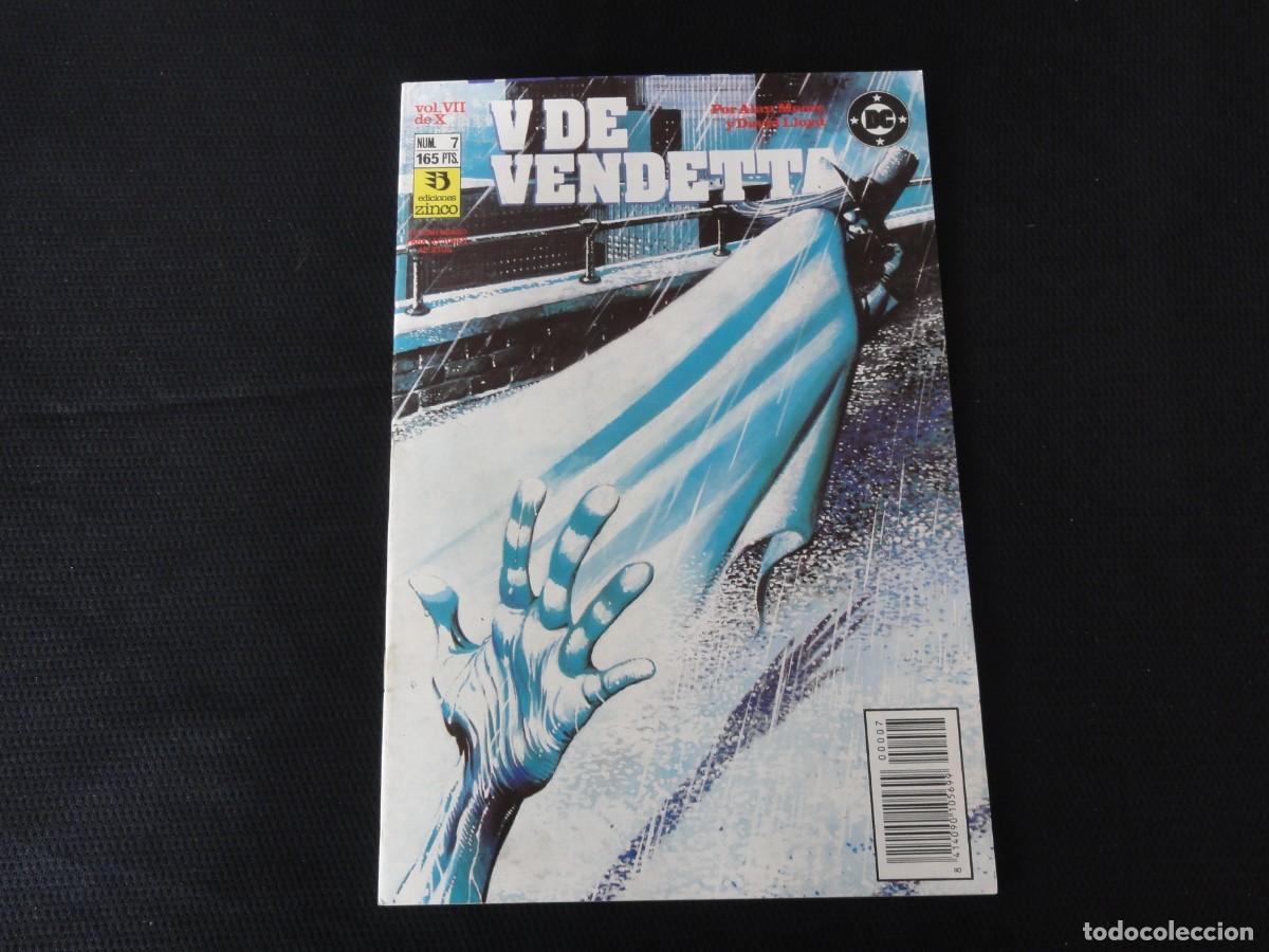 C&oacute;mics: V DE VENDETTA. N&ordm; 7. EDICIONES ZINCO. 1989-1990. C-96 - Foto 1