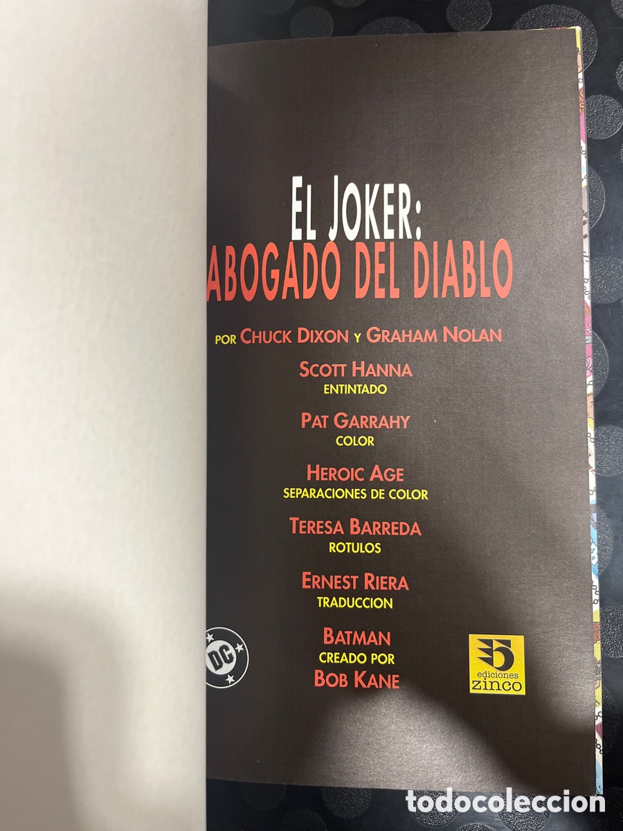 C&oacute;mics: EL JOKER : ABOGADO DEL DIABLO DC ( 1996 ) - Foto 3