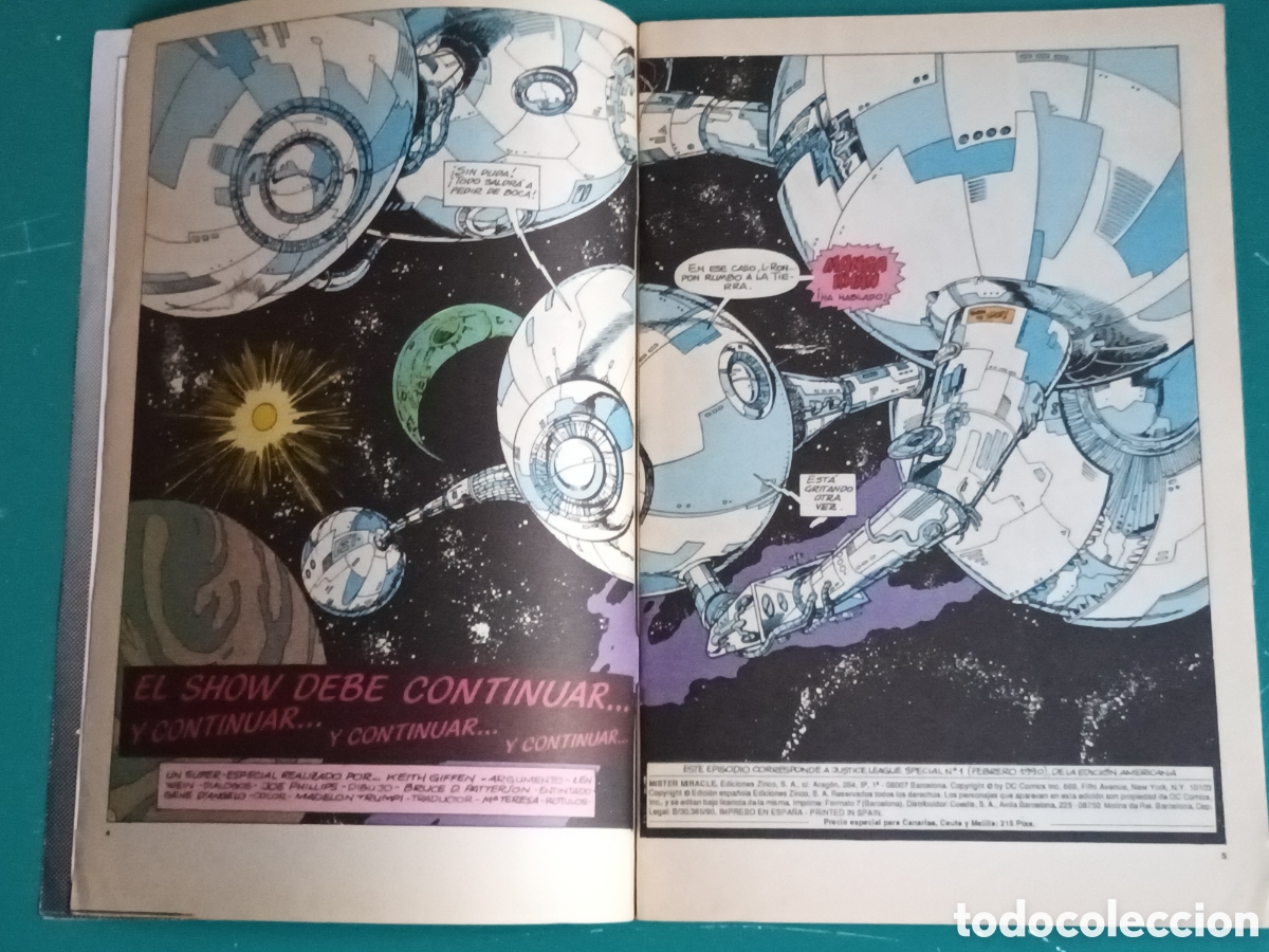 C&oacute;mics: Mister Miracle N&deg; 1 ZINCO - DC 1990 con p&oacute;ster - Foto 3