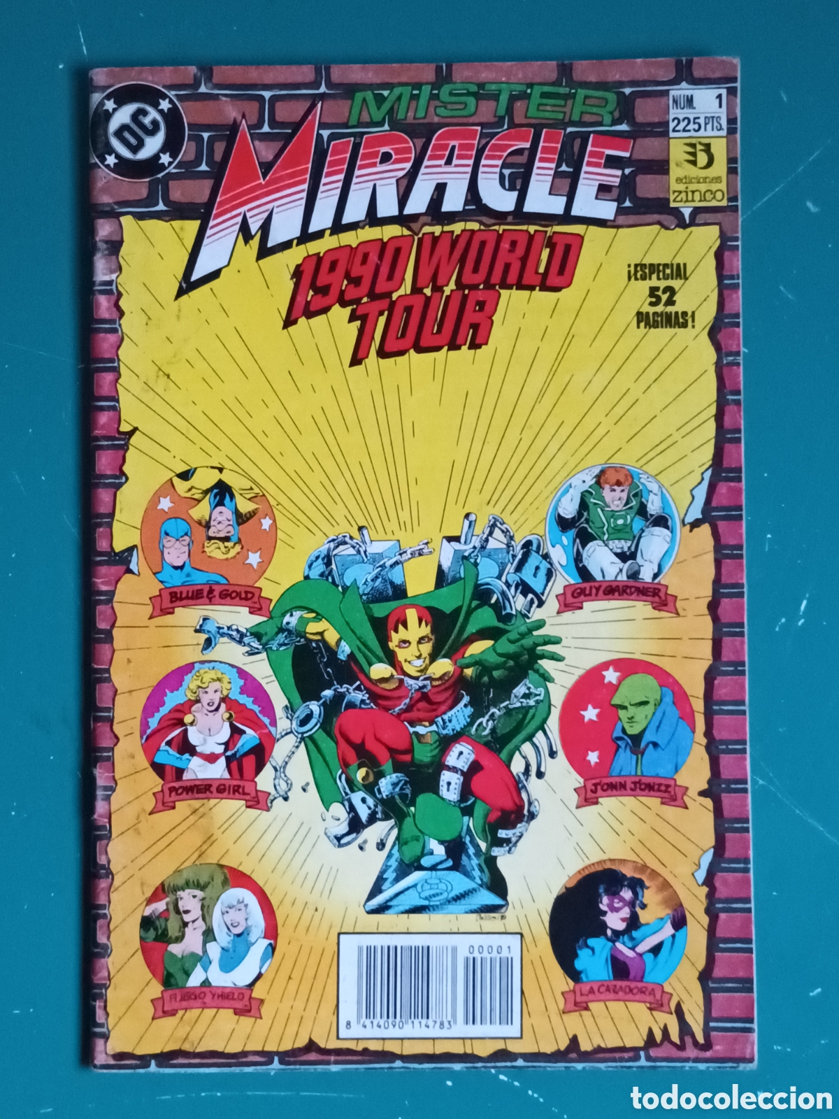 C&oacute;mics: Mister Miracle N&deg; 1 ZINCO - DC 1990 con p&oacute;ster - Foto 1