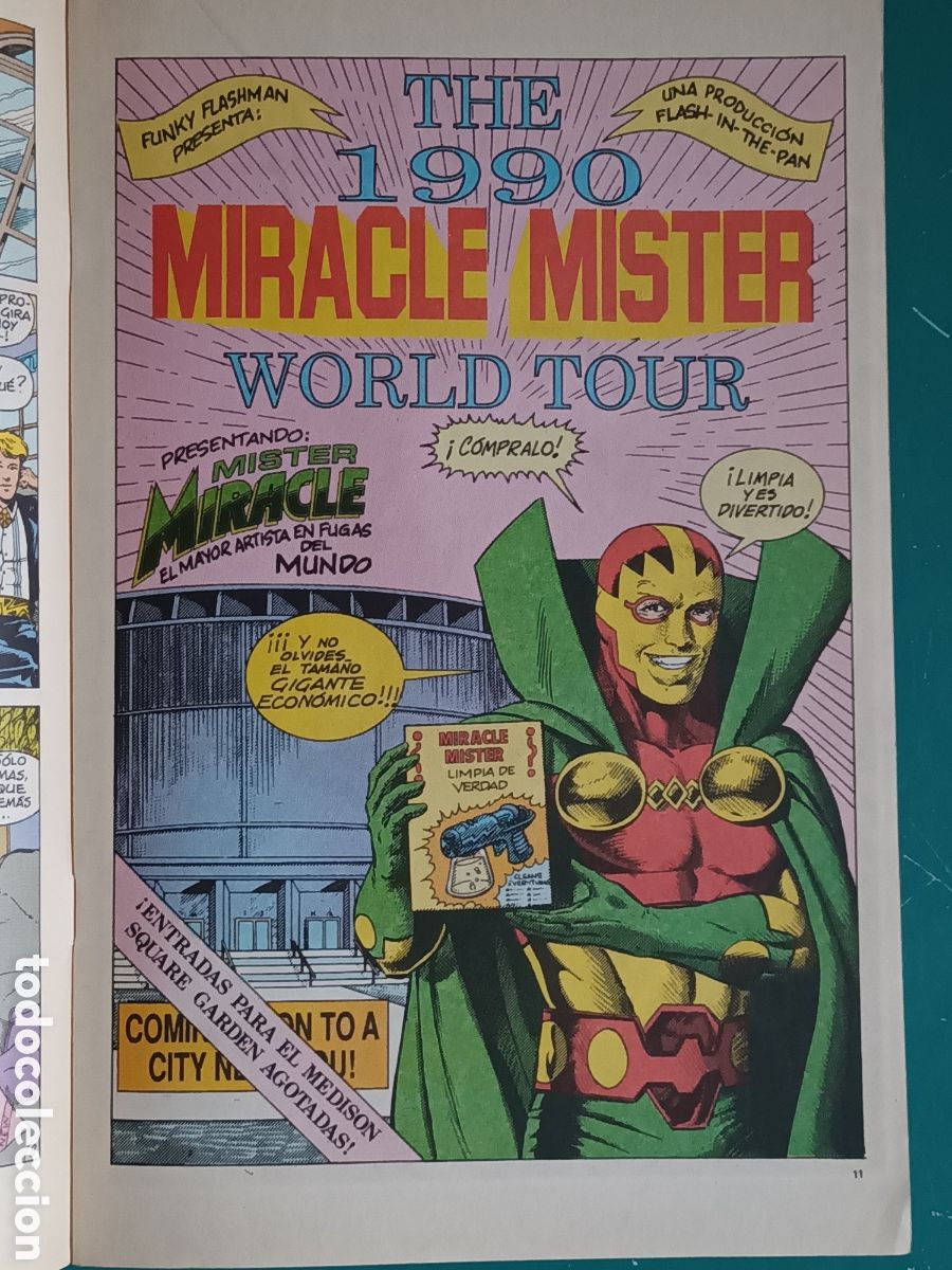 C&oacute;mics: Mister Miracle N&deg; 1 ZINCO - DC 1990 con p&oacute;ster - Foto 6