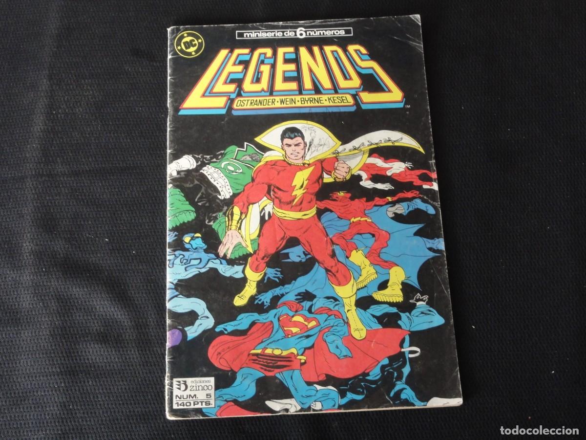C&oacute;mics: LEGENDS. N&ordm; 5. EDICIONES ZINCO. 1987. C-96 - Foto 1