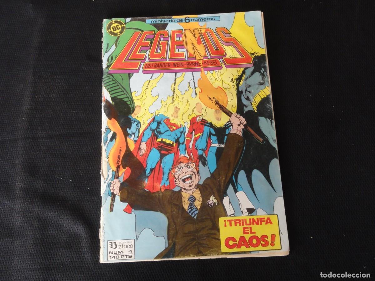 C&oacute;mics: LEGENDS. N&ordm; 4. EDICIONES ZINCO. 1987. C-96 - Foto 1