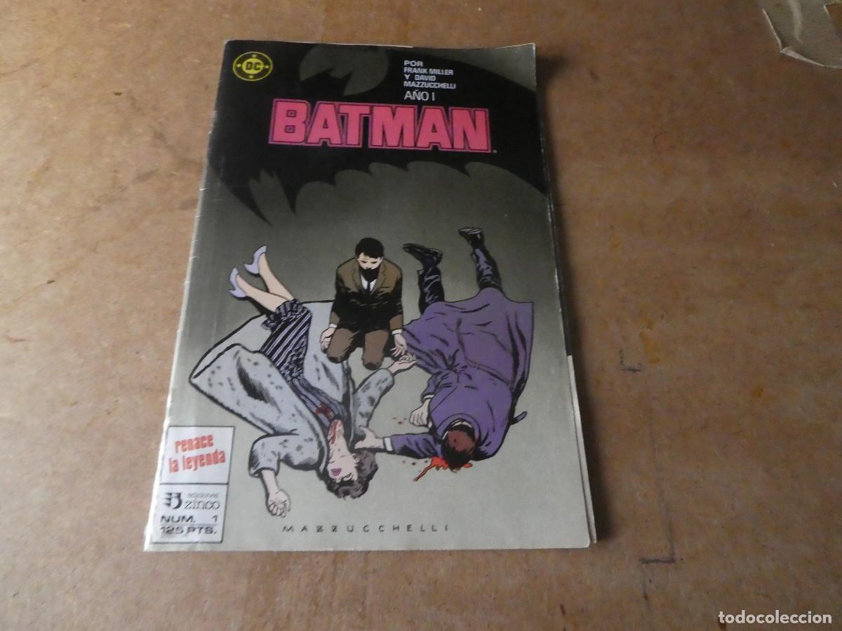 C&oacute;mics: Lote con los n&uacute;meros 1 al 6 de Batman volumen dos de zinco - Foto 1