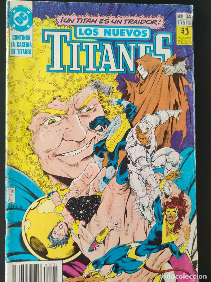 C&oacute;mics: LOS NUEVOS TITANES VOL 2 NUMERO 34 - Foto 1