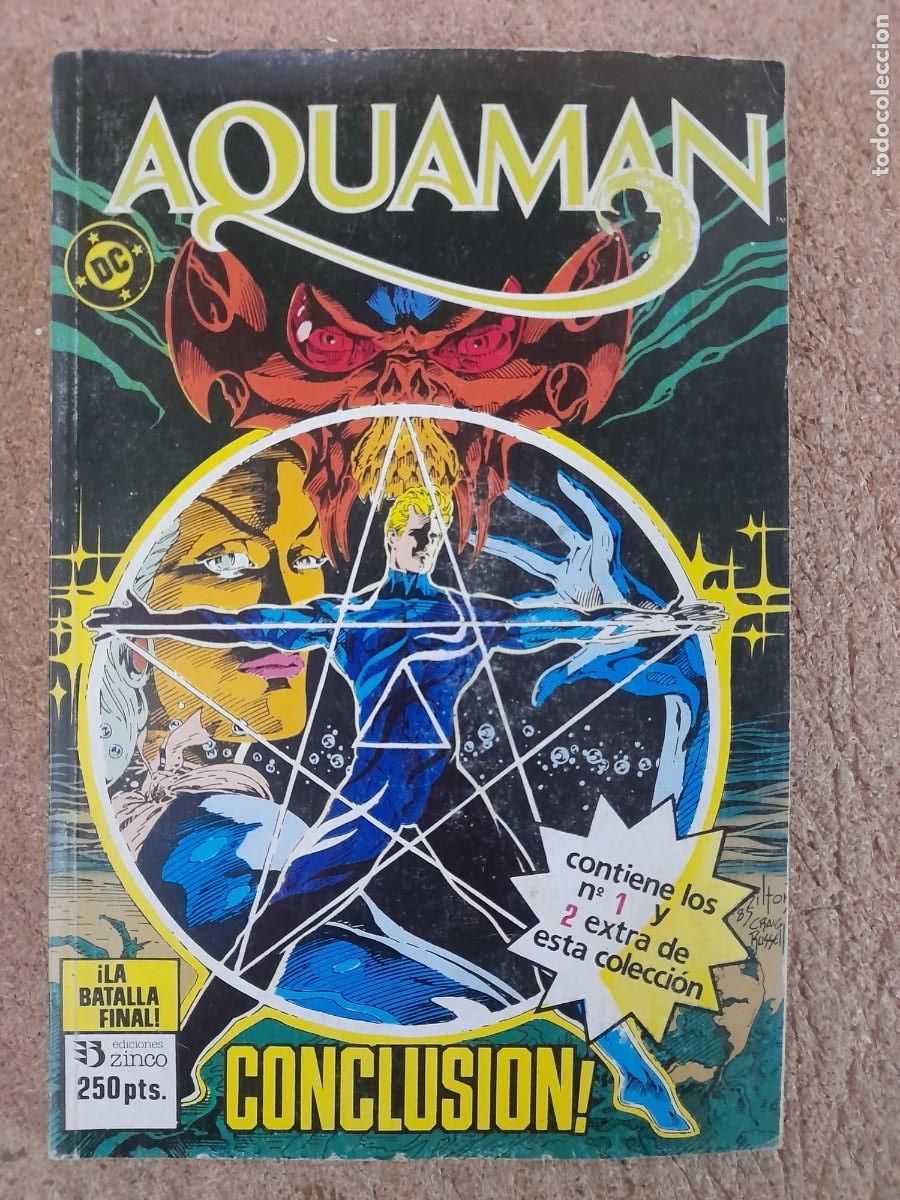 C&oacute;mics: Aquaman.Retapado Extras 1 y 2.DC Comics.Zinco - Foto 1