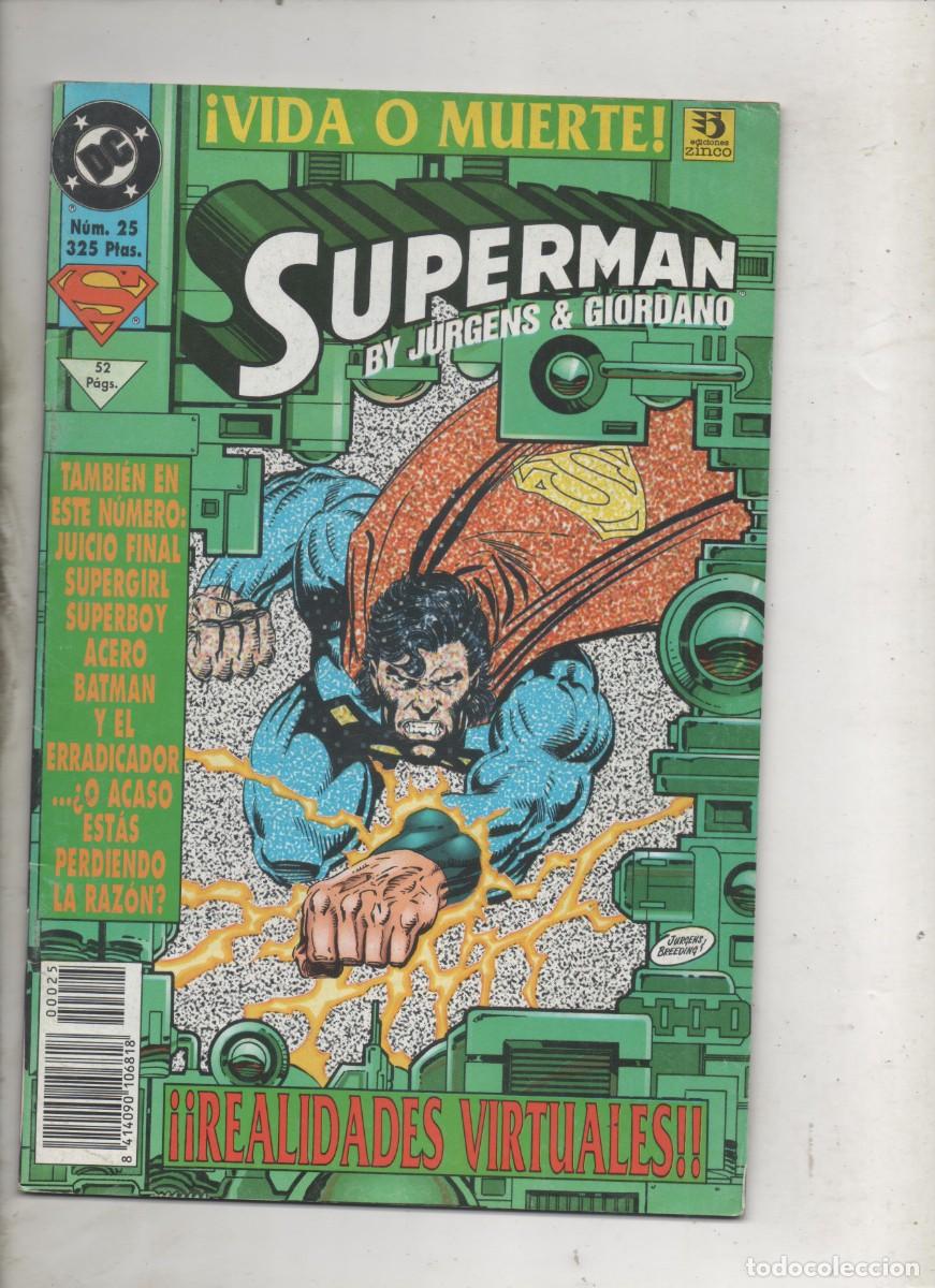 C&oacute;mics: SUPERMAN VOL. 3 N&ordm; 25 . ZINCO . -E2 - Foto 1