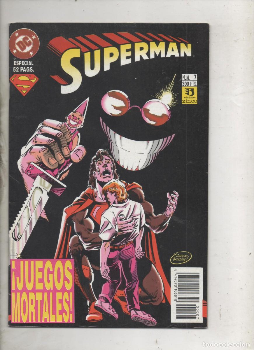 C&oacute;mics: SUPERMAN VOL. 3 N&ordm; 7 . ZINCO . -E2 - Foto 1