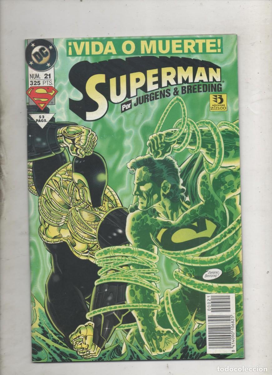 C&oacute;mics: SUPERMAN VOL. 3 N&ordm; 21 . ZINCO . -E2 - Foto 1