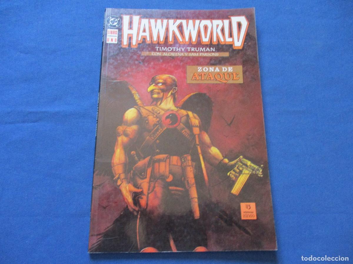 C&oacute;mics: DC / HAWKWORLD &middot; LIBRO 1 (de 3) ZONA DE ATAQUE de TIMOTHY TRUMAN 1990 - Foto 2