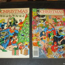 Cómics: CHRISTMAS CON LOS SUPER HEROES - NÚMEROS 1 Y 2 - ED. ZINCO 1989