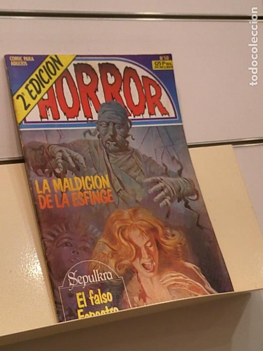 C&oacute;mics: HORROR N&ordm; 50 LA MALDICION DE LA ESFINGE 2&ordf; EDICION - ZINCO - Foto 1