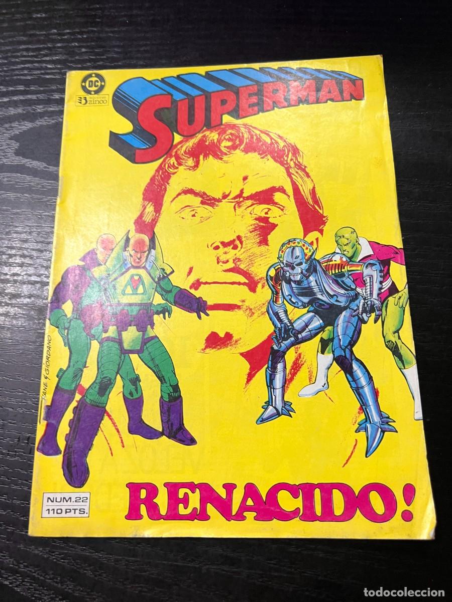 C&oacute;mics: SUPERMAN. N&ordm; 22.- RENACIDO! DC. EDICIONES ZINCO. - Foto 2