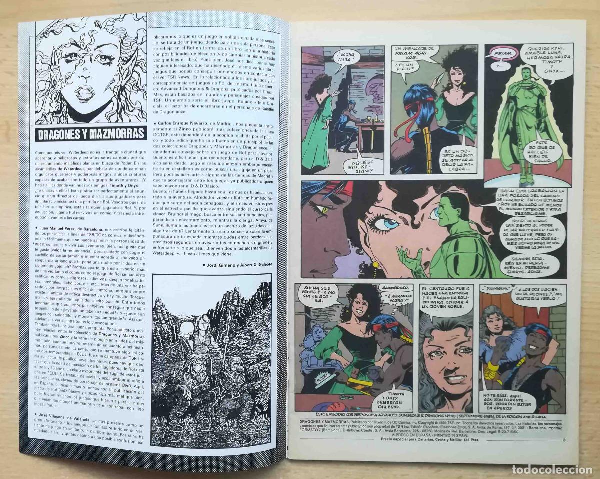 C&oacute;mics: Dragones y Mazmorras DC Zinco N&ordm; 6 - Juego de poder (Segunda parte). - Foto 2