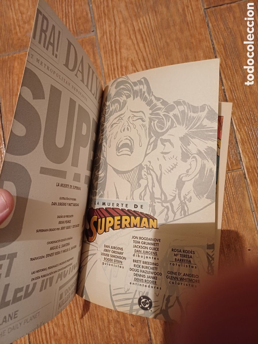 C&oacute;mics: LA MUERTE DE SUPERMAN 1&ordf; EDICION PRESTIGIO ZINCO - Foto 6