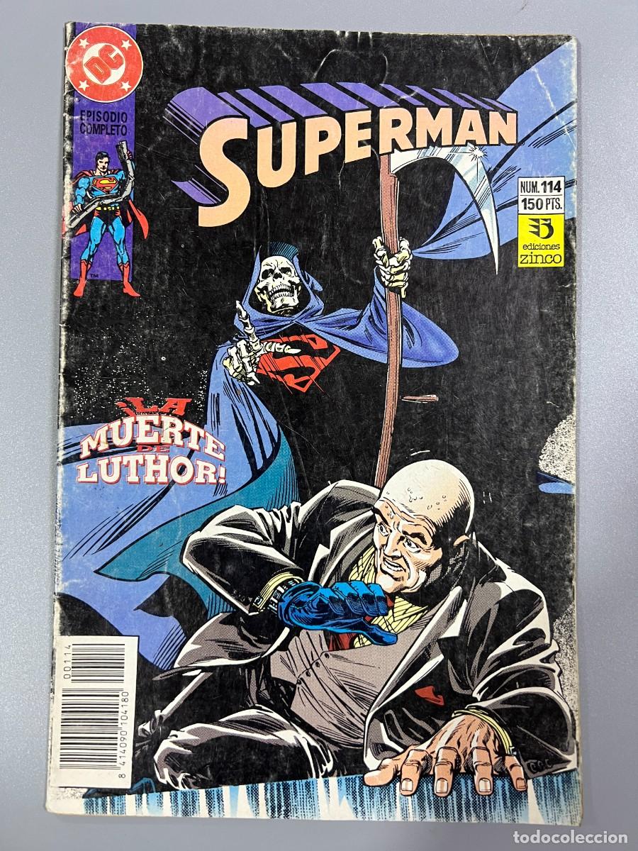 C&oacute;mics: SUPERMAN. N&ordm; 114.- LA MUERTE DE LUTHOR. DC. EDICIONES ZINCO. - Foto 1