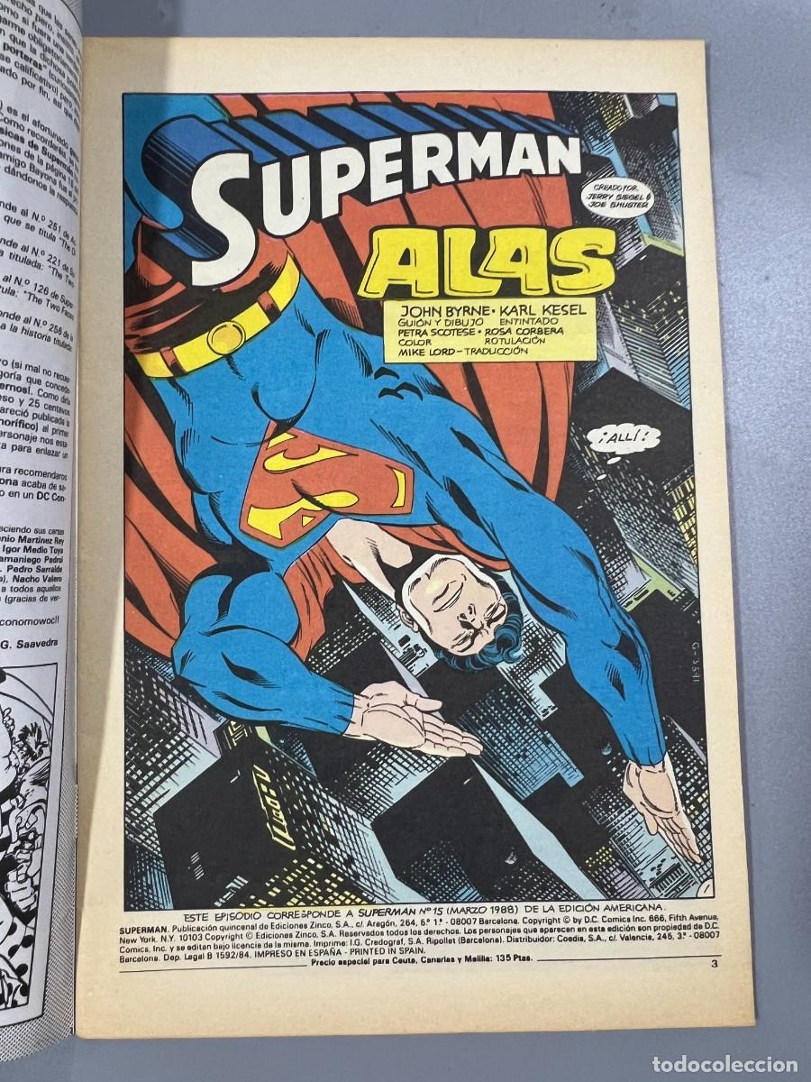 C&oacute;mics: SUPERMAN. N&ordm; 33.- &iexcl;ALAS!. DC. EDICIONES ZINCO. - Foto 2