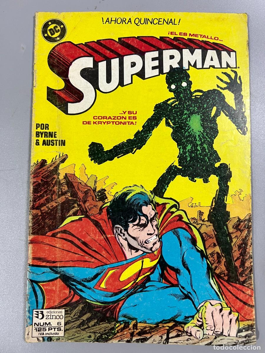 C&oacute;mics: SUPERMAN. N&ordm; 6.- CORAZON DE PIEDRA. DC. EDICIONES ZINCO. - Foto 1