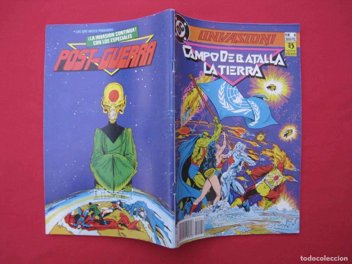 C&oacute;mics: INVASION - CAMPO DE BATALLA LA TIERRA - N&ordm; 4 - EDICIONES ZINCO. - Foto 2