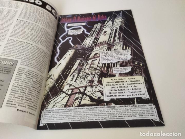 C&oacute;mics: BATMAN ESPECIAL - UNDERWORLD - DEVILS ASYLUM - EDICIONES ZINCO 1996 - NUEVO - Foto 6