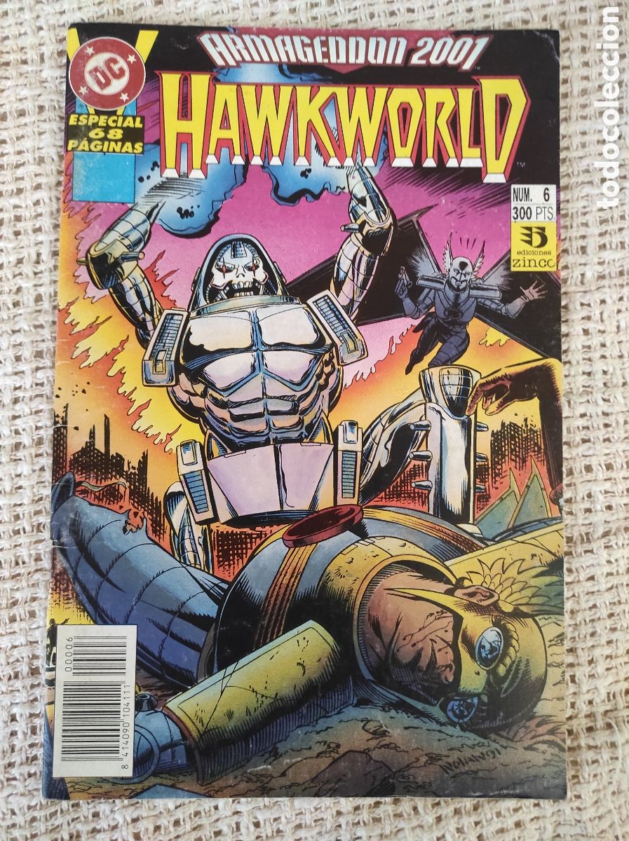 C&oacute;mics: ARMAGEDDON 2001 N&ordm; 6 - HAWKWORLD -edita : ZINCO DC - Foto 1