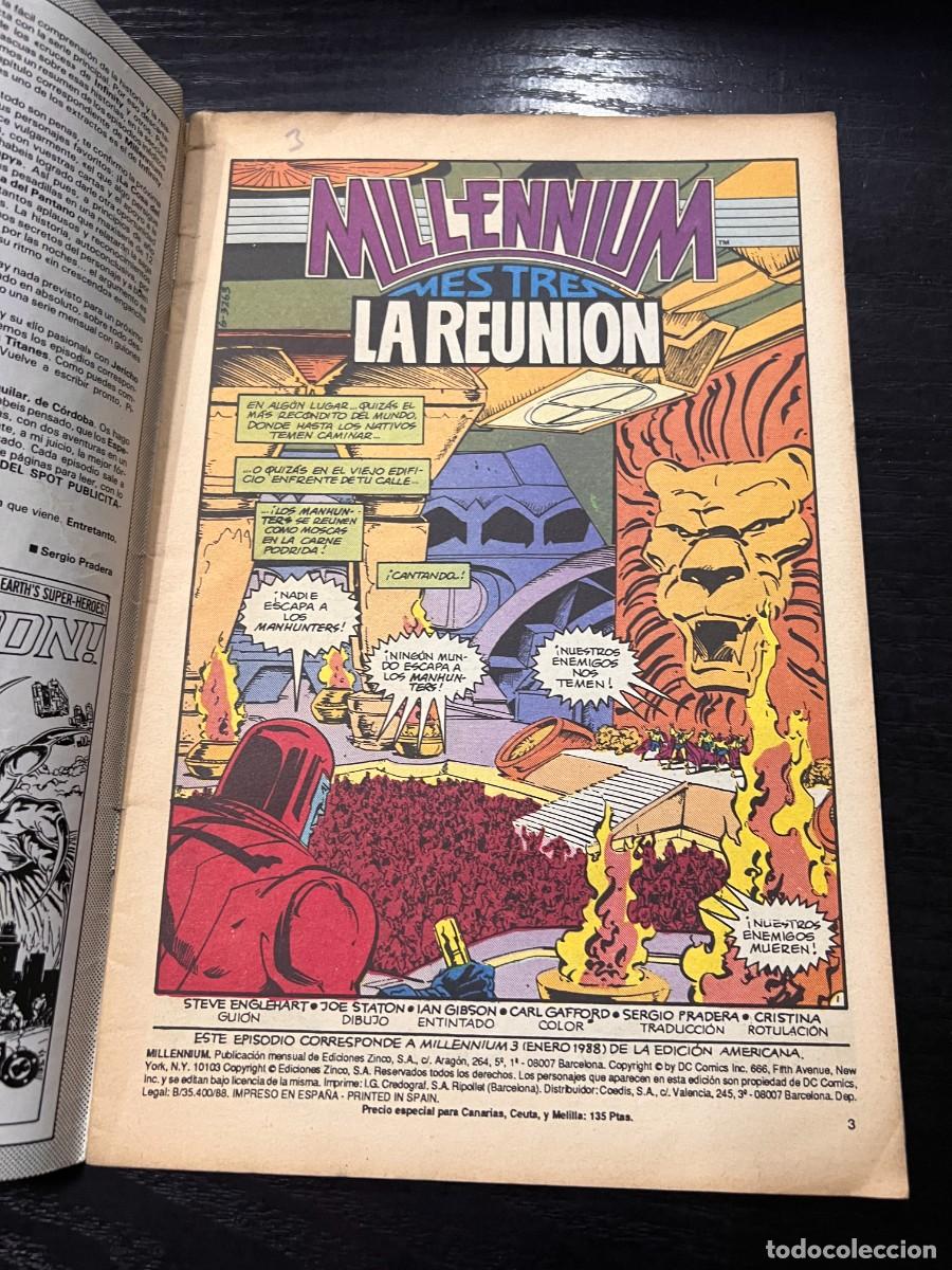 C&oacute;mics: MILLENNIUM.N&ordm; 3.- LA REUNION. DC. EDICIONES ZINCO - Foto 2