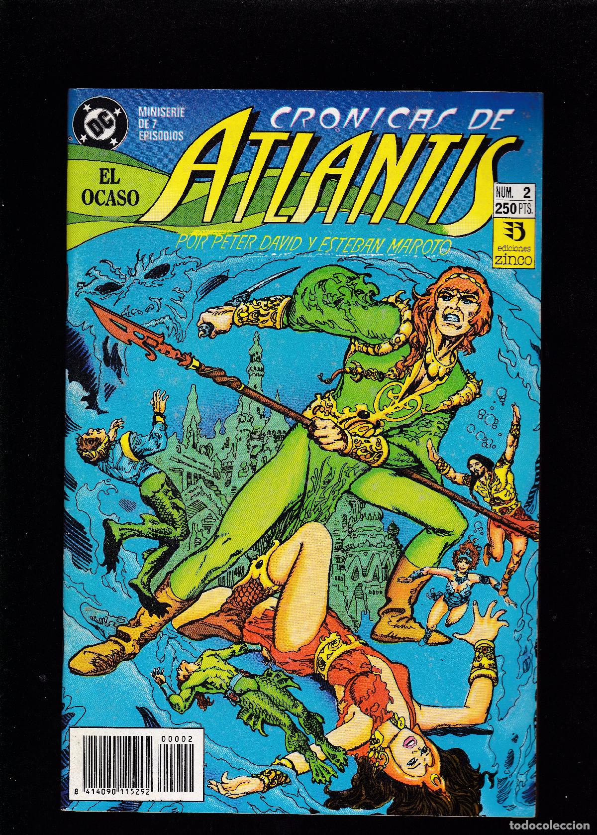 C&oacute;mics: CRONICAS DE ATLANTIS - N&ordm; 2 - EL OCASO - 1991 - ZINCO - Foto 1