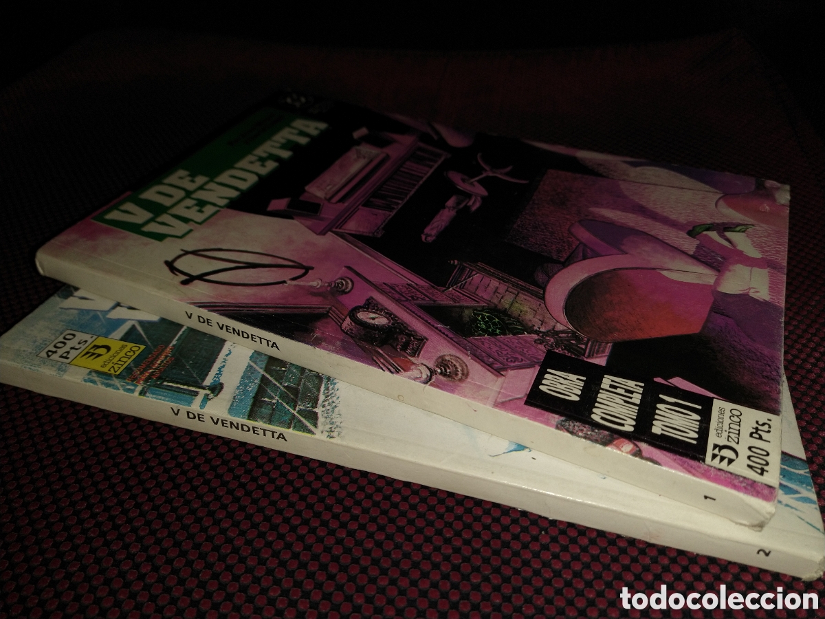 C&oacute;mics: v de vendetta completa 2 tomos 10 n&uacute;meros - zinco - Foto 2