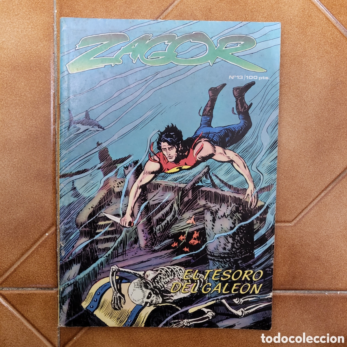 C&oacute;mics: Zagor n&ordm; 13 - El tesoro del Gale&oacute;n (ediciones Zinco 1983) - Foto 1