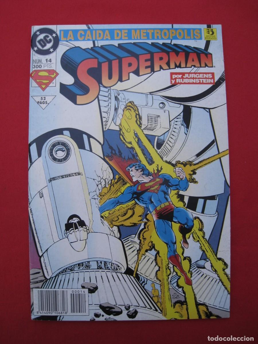 C&oacute;mics: SUPERMAN - N&ordm; 14 - LA CAIDA DE METROPOLIS - EDICIONES ZINCO. - Foto 1