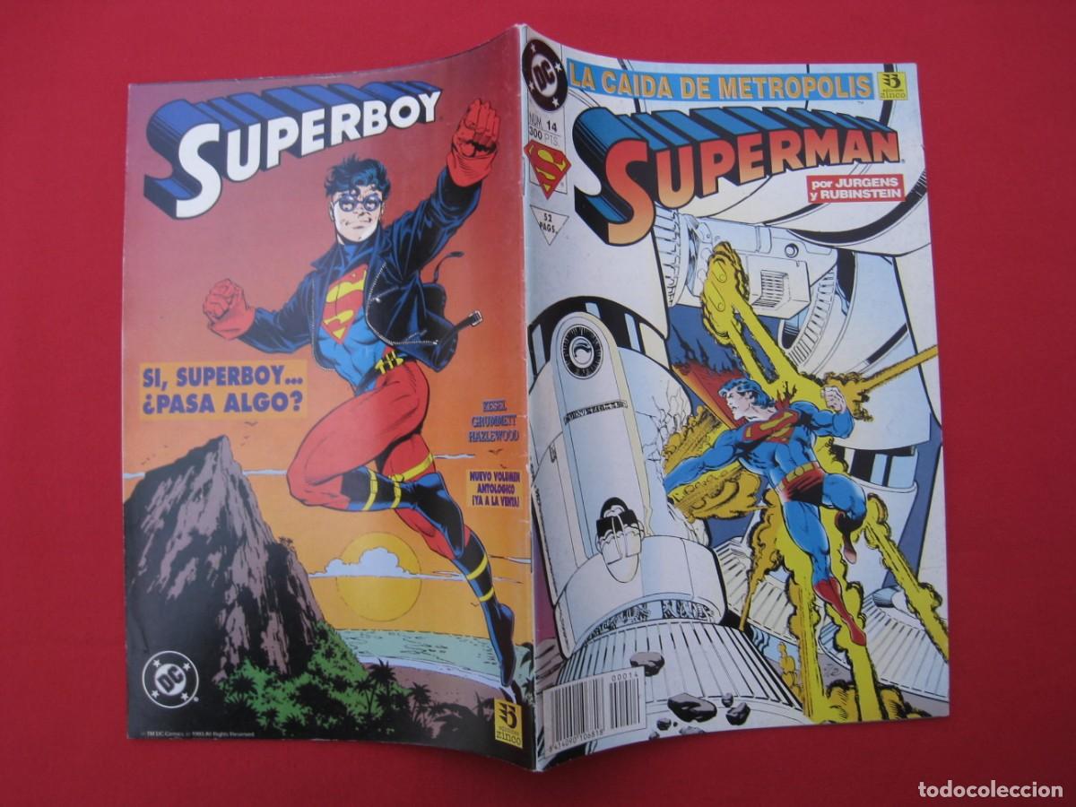 C&oacute;mics: SUPERMAN - N&ordm; 14 - LA CAIDA DE METROPOLIS - EDICIONES ZINCO. - Foto 2