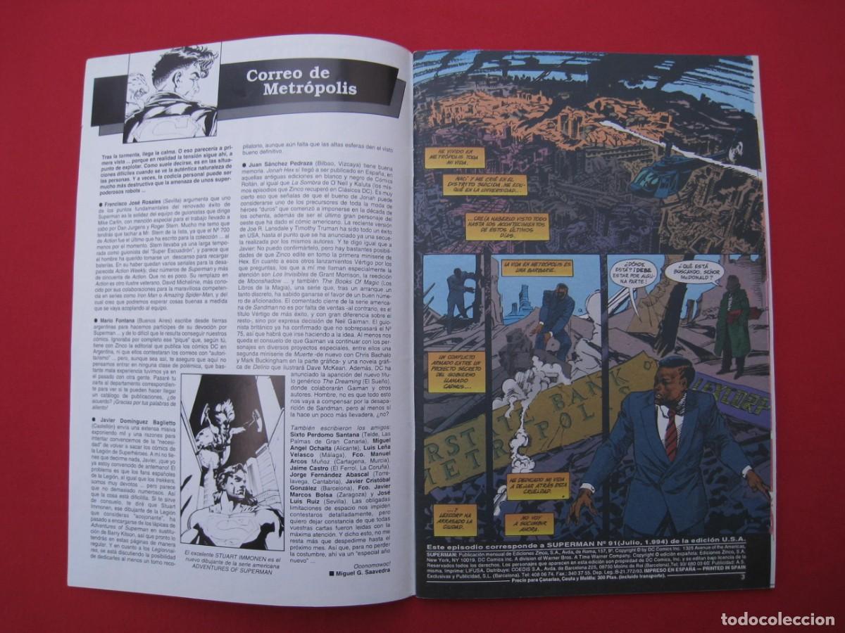 C&oacute;mics: SUPERMAN - N&ordm; 14 - LA CAIDA DE METROPOLIS - EDICIONES ZINCO. - Foto 6