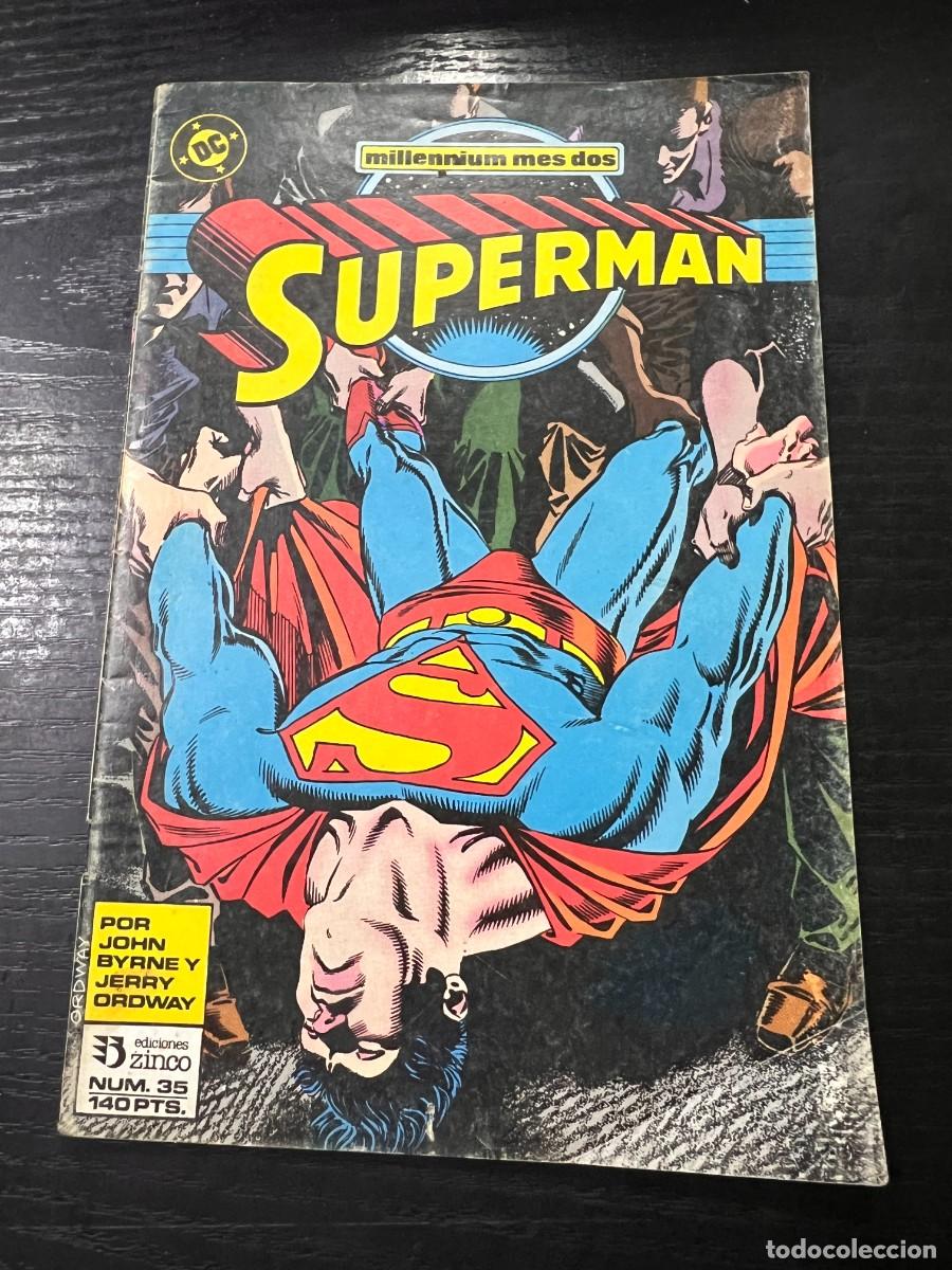 C&oacute;mics: SUPERMAN. N&ordm; 35.- MILLENNIUM MES DOS. DC. EDICIONES ZINCO. - Foto 1