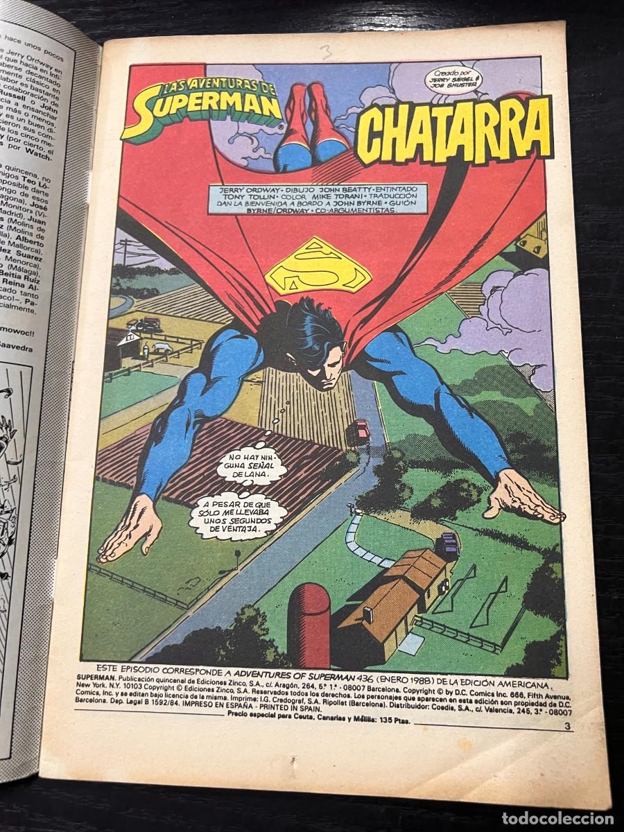 C&oacute;mics: SUPERMAN. N&ordm; 35.- MILLENNIUM MES DOS. DC. EDICIONES ZINCO. - Foto 2