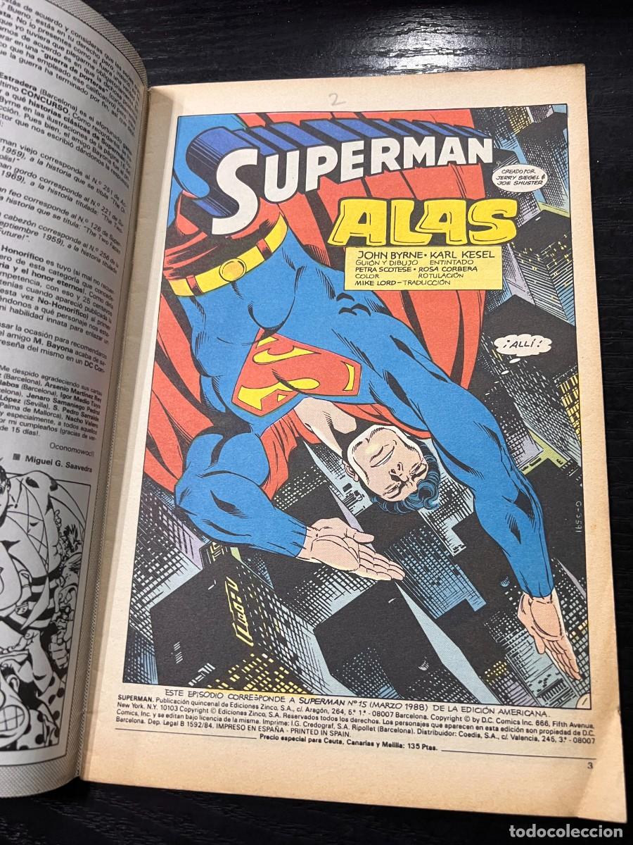 C&oacute;mics: SUPERMAN. N&ordm; 33.- &iexcl;ALAS!. DC. EDICIONES ZINCO. - Foto 2