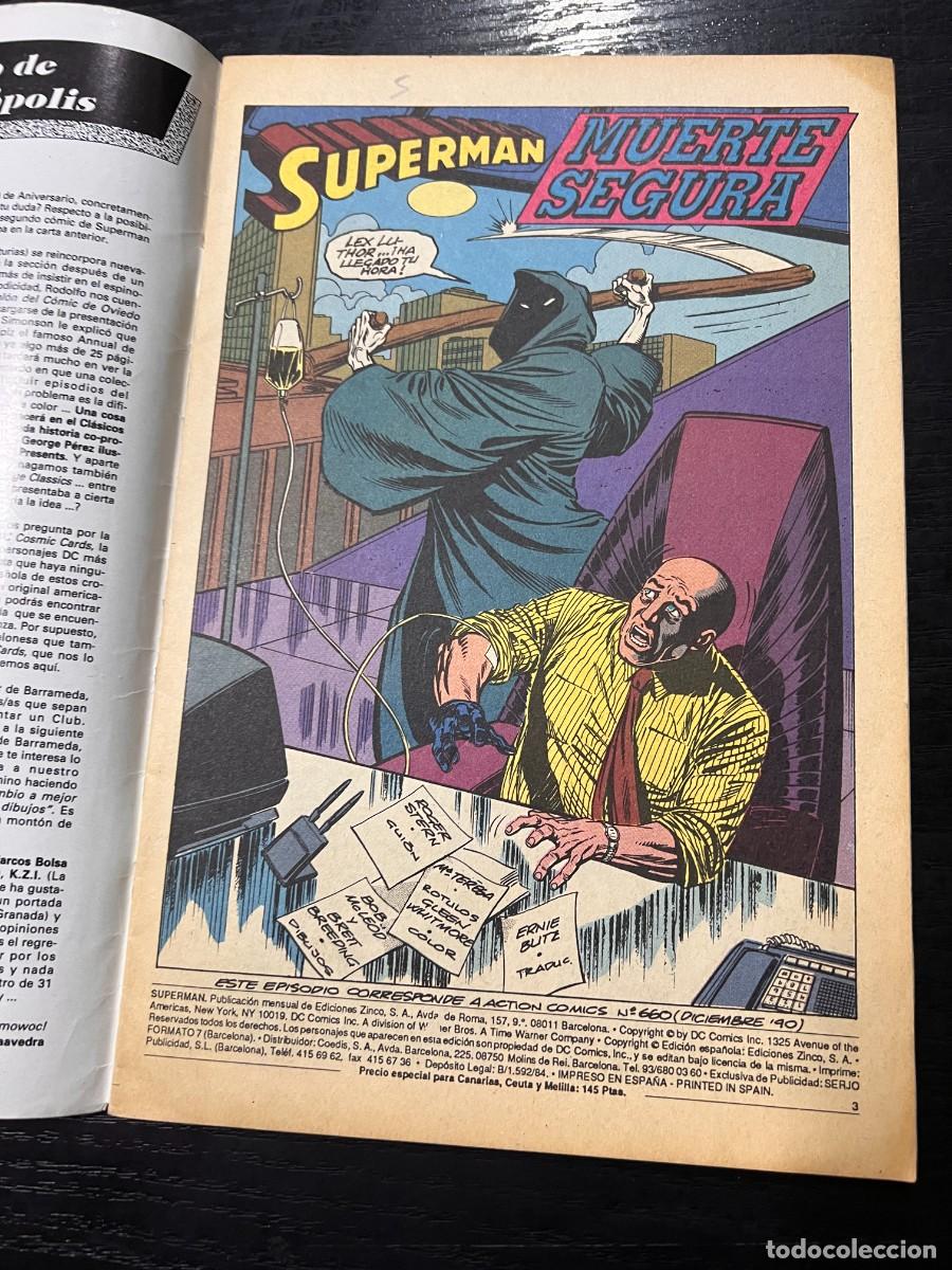 C&oacute;mics: SUPERMAN. N&ordm; 114.- &iexcl;LA MUERTE DE LUTHOR!. DC. EDICIONES ZINCO - Foto 2