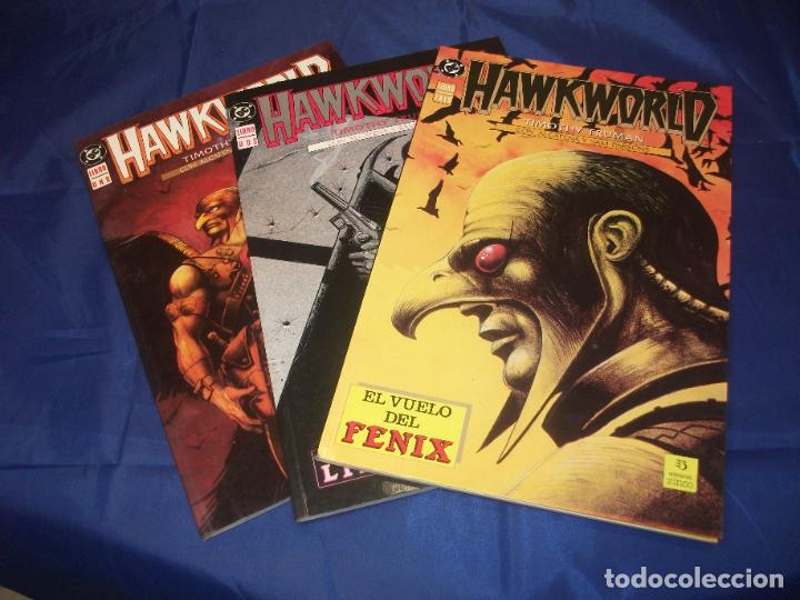 C&oacute;mics: Hawkworld completa 3 numeros muy buen estado cpb - Foto 1